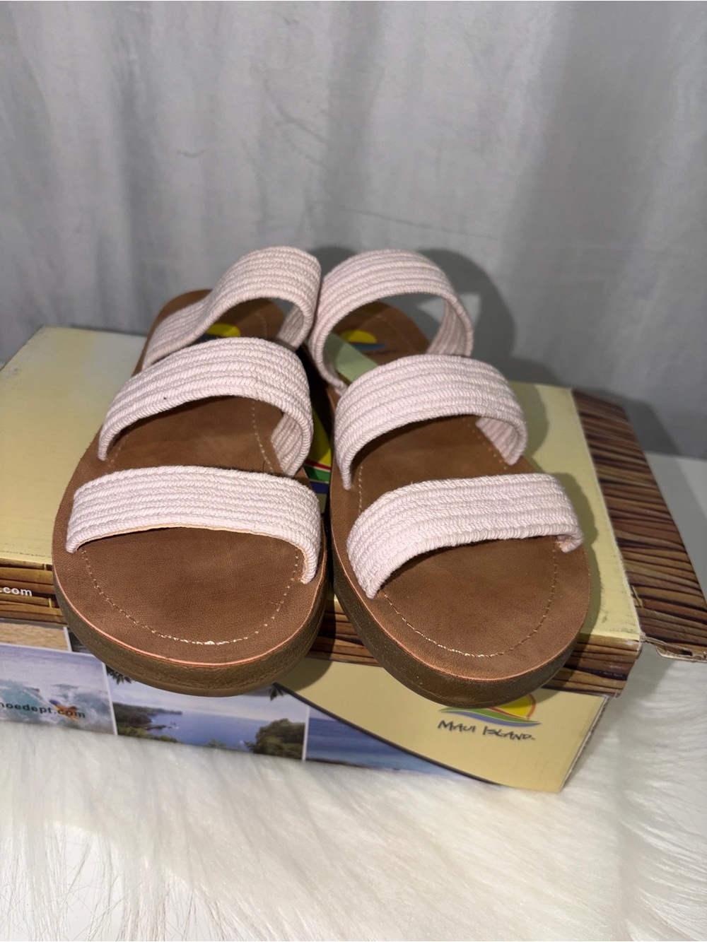 Women’s Pink Strap Sandals - Comfortable Casual Slide